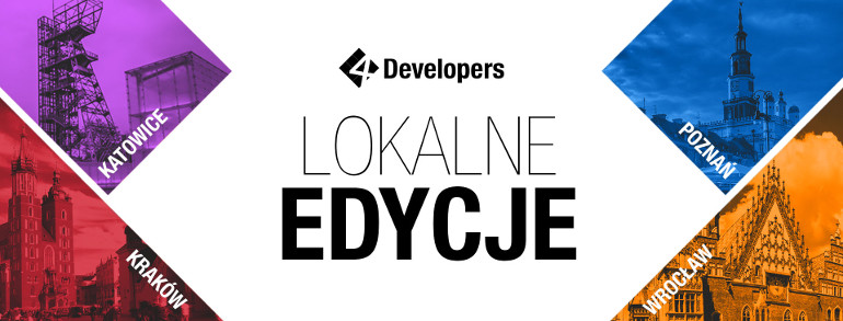 Local editions of 4Developers 2019