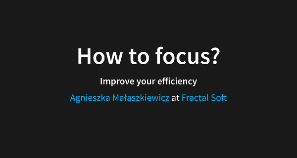 How to focus?